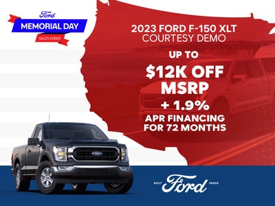 2024 Ford F-150 XLT Courtesy Demo Up to $12,000 Off AND