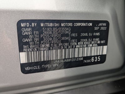 2023 Mitsubishi Outlander SE 2.5 S-AWC