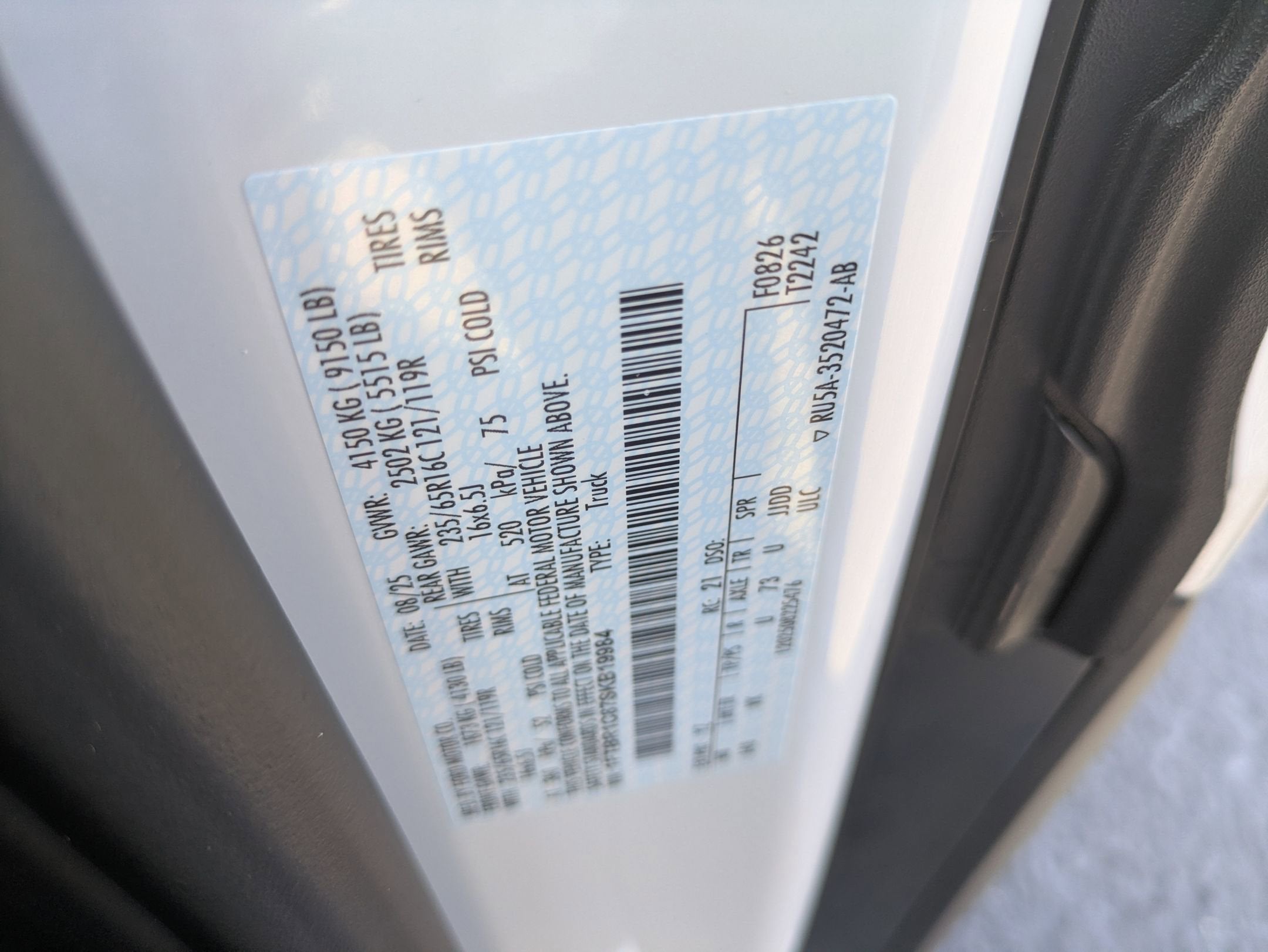 2025 Ford Transit Cargo Van Base