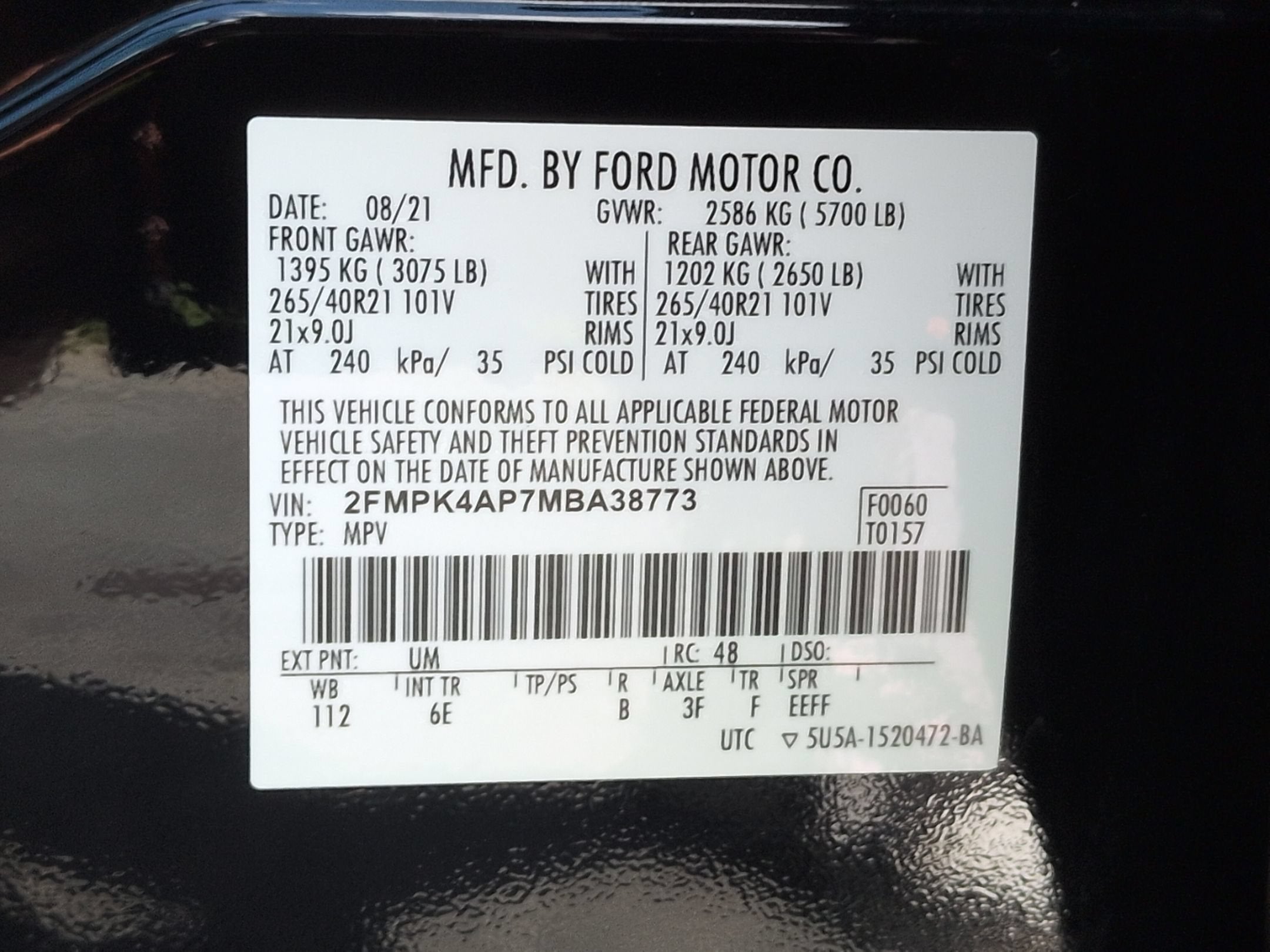 2021 Ford Edge ST