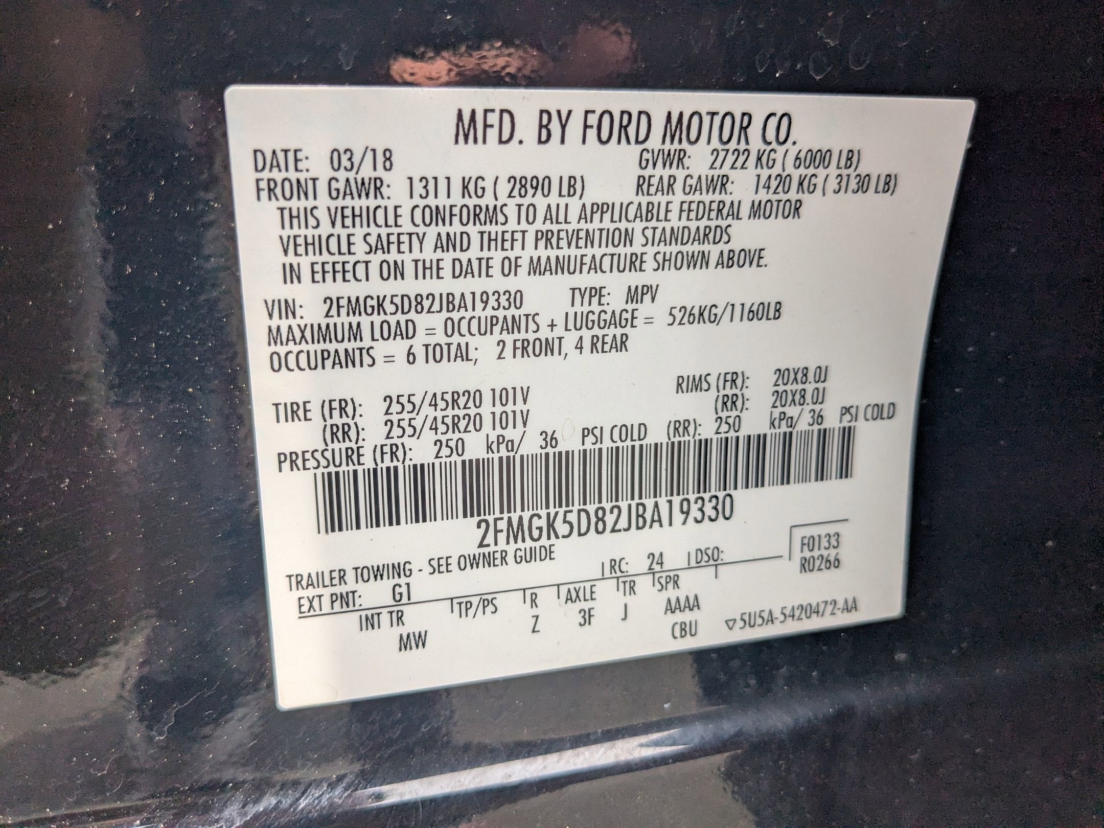 2018 Ford Flex Limited