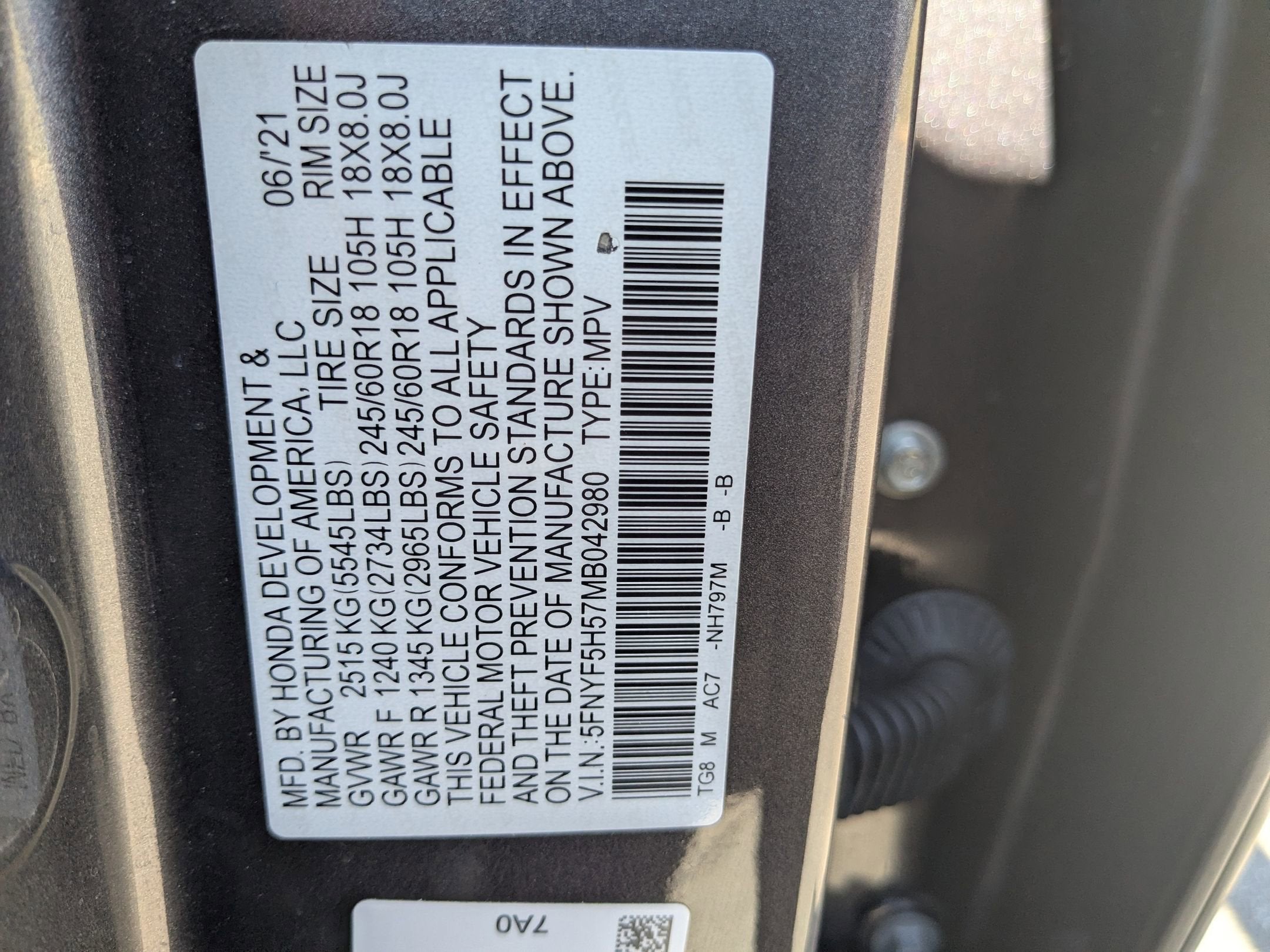 2021 Honda Pilot EX-L