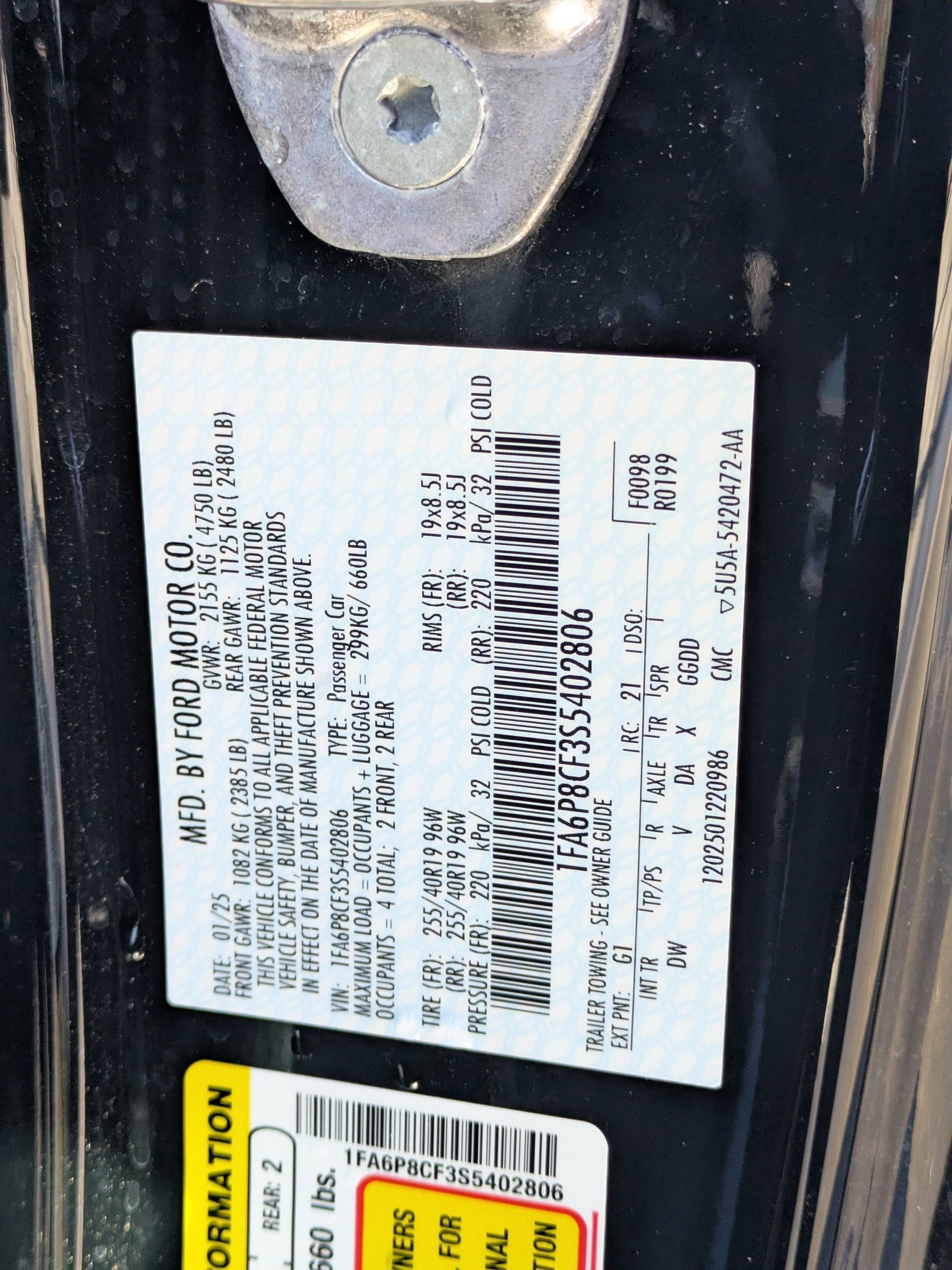 2025 Ford Mustang GT