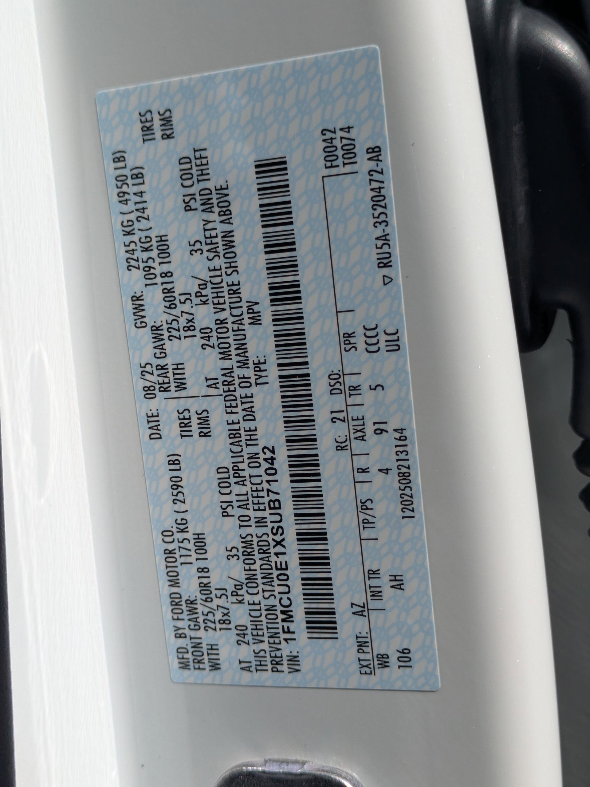 2025 Ford Escape PHEV