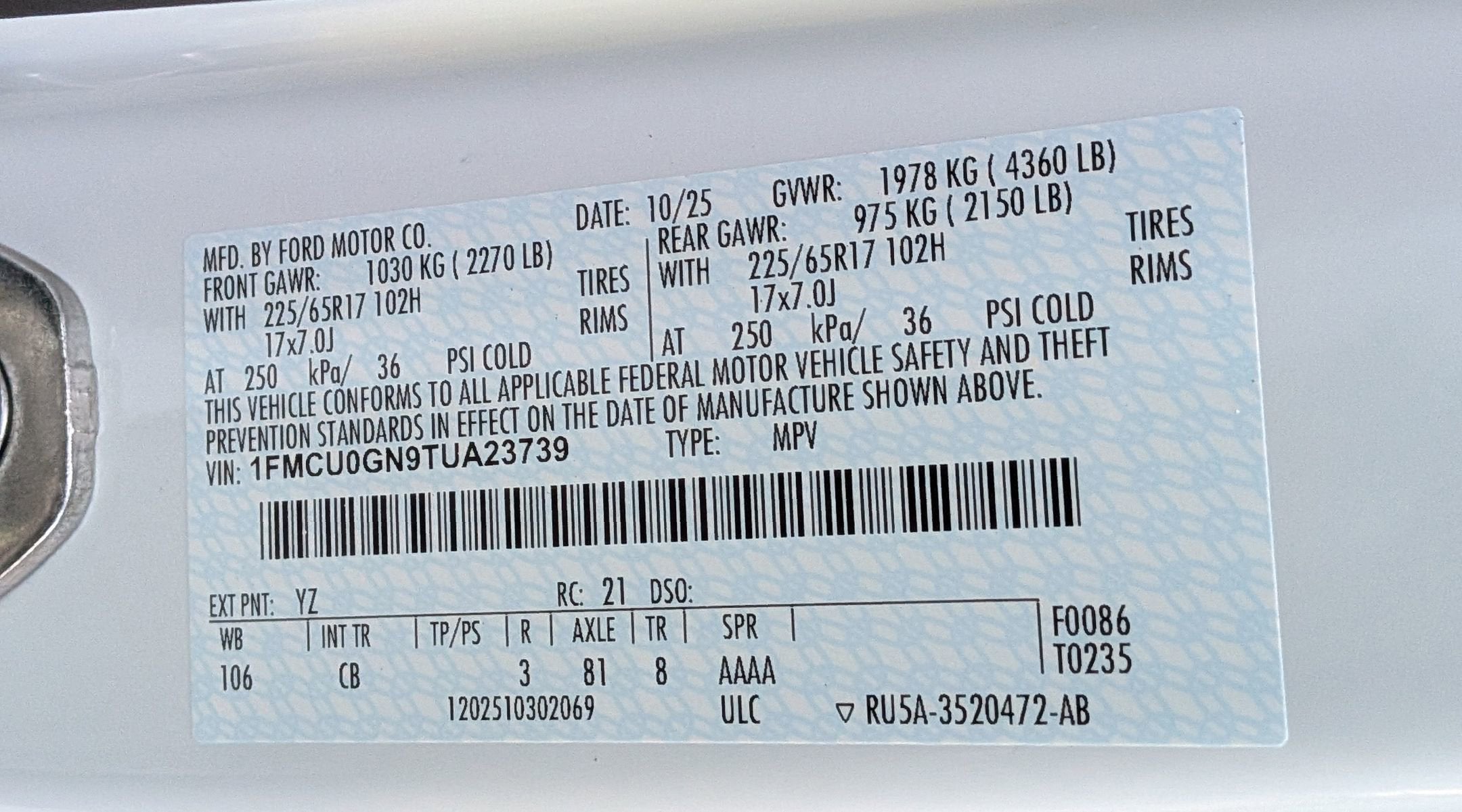 2026 Ford Escape Active