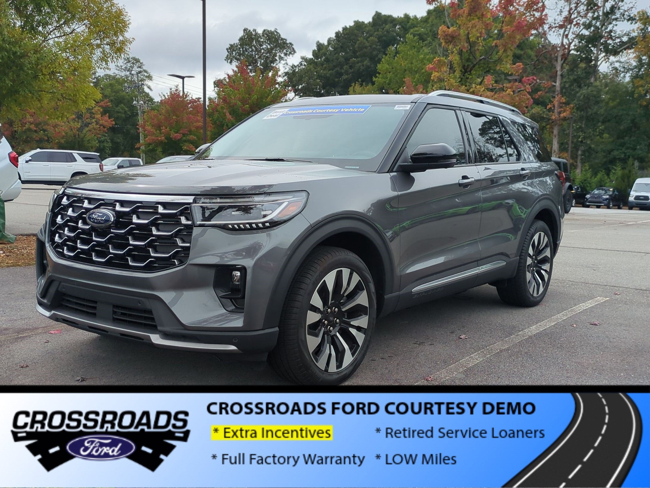 2026 Ford Explorer Platinum - Crossroads Courtesy Demo