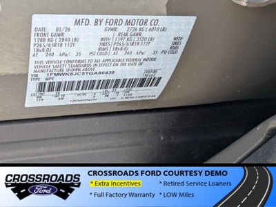 2026 Ford Explorer Tremor - Crossroads Courtesy Demo