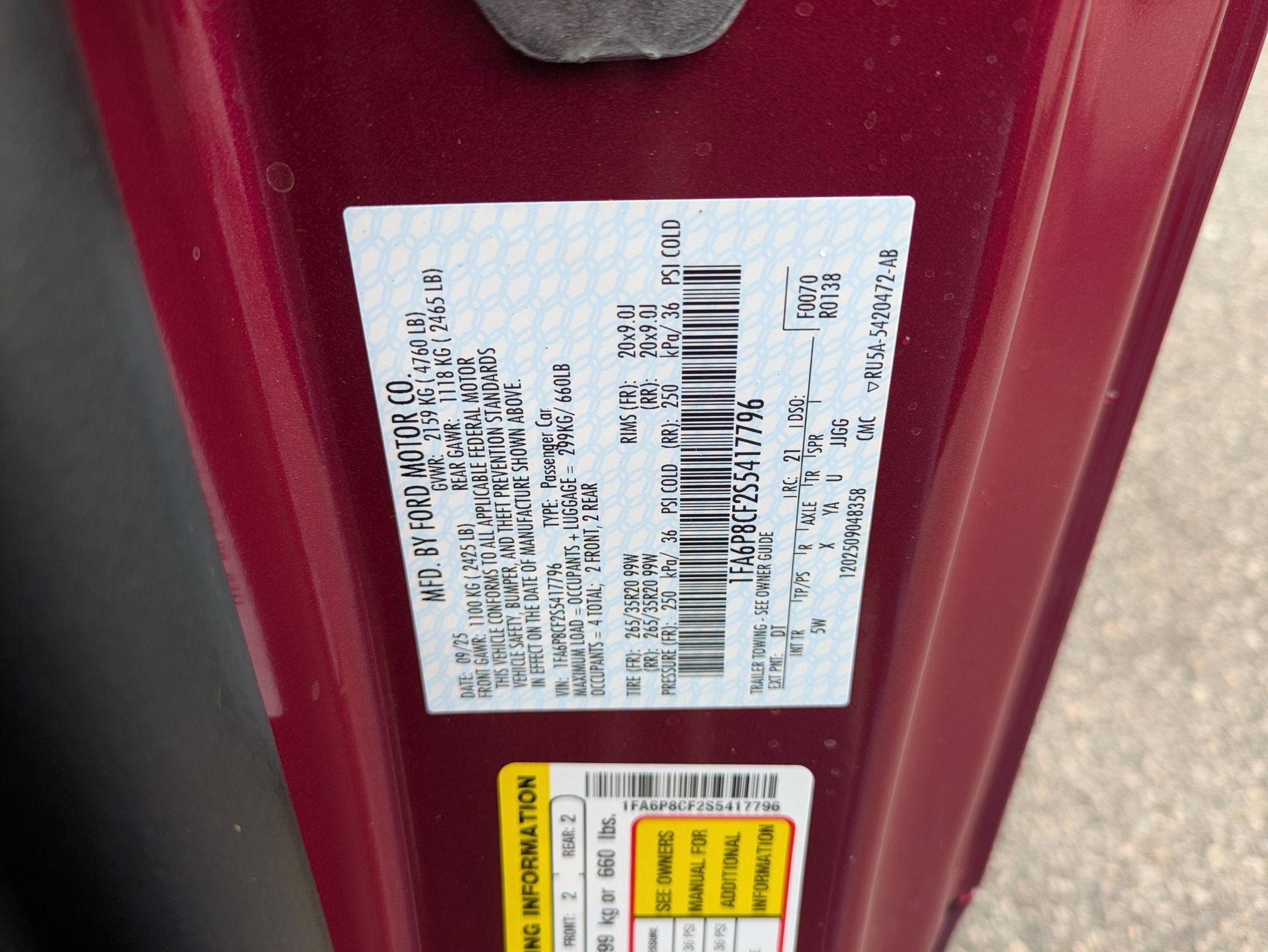 2025 Ford Mustang GT Premium