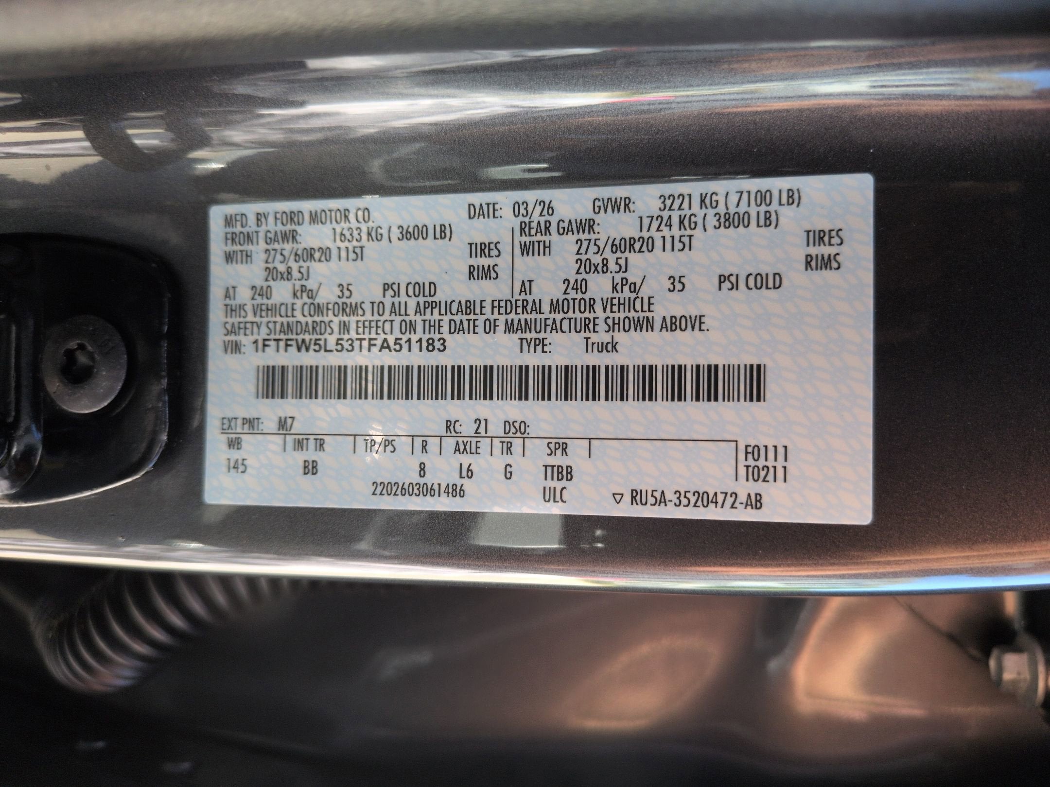 2026 Ford F-150 LARIAT