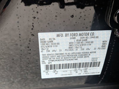 2026 Ford Explorer Active w/200A Pkg