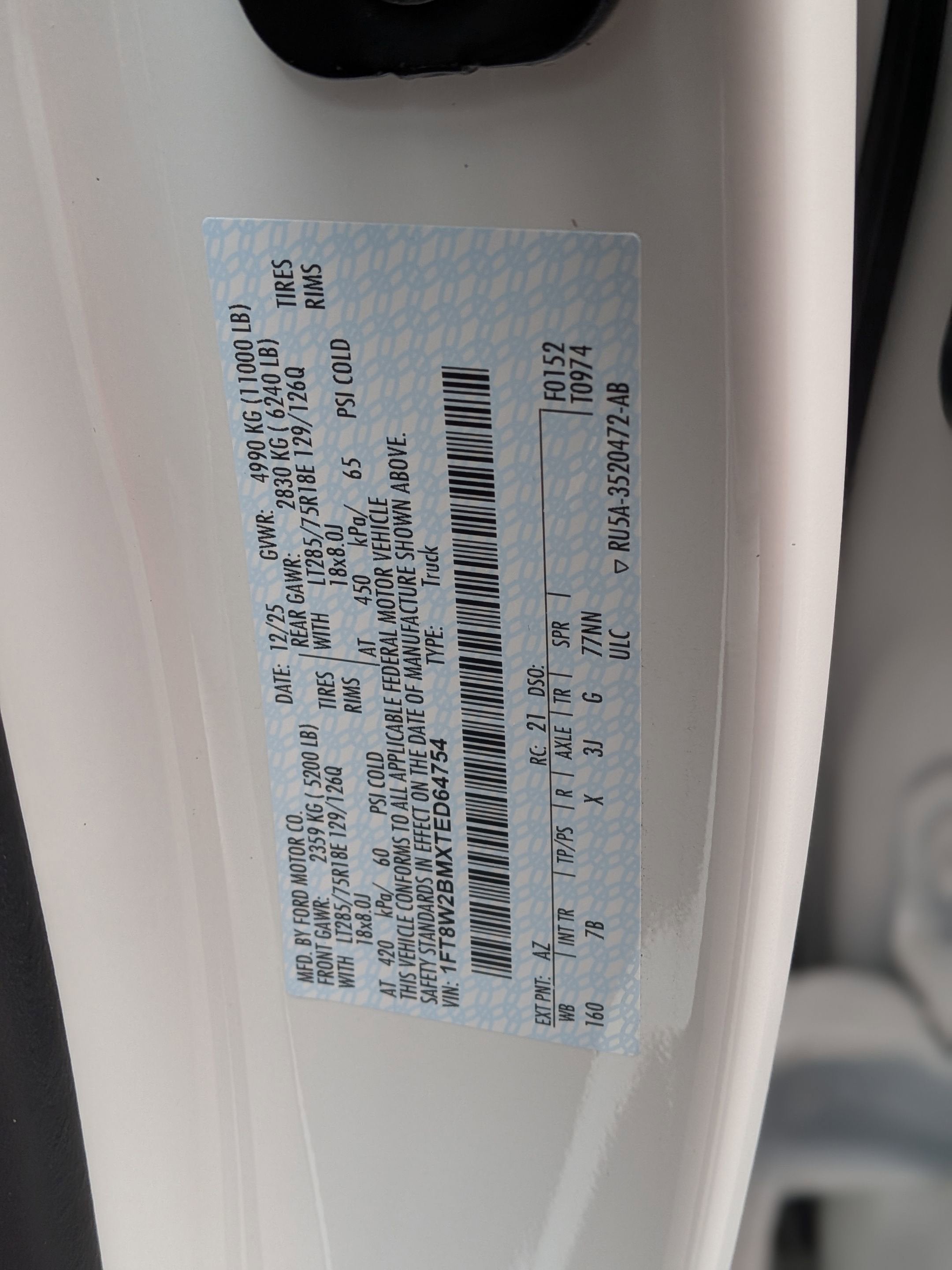 2026 Ford Super Duty F-250 SRW Platinum Tremor