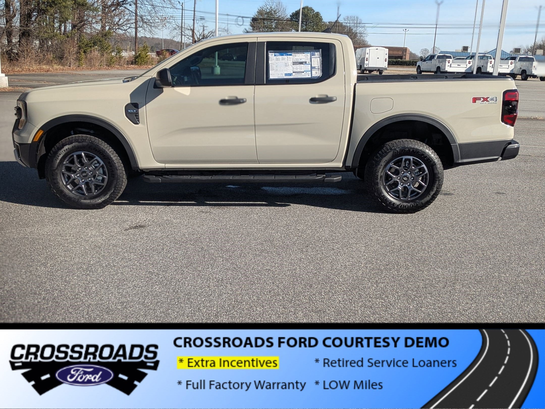 2025 Ford Ranger XLT - Crossroads Courtesy Demo