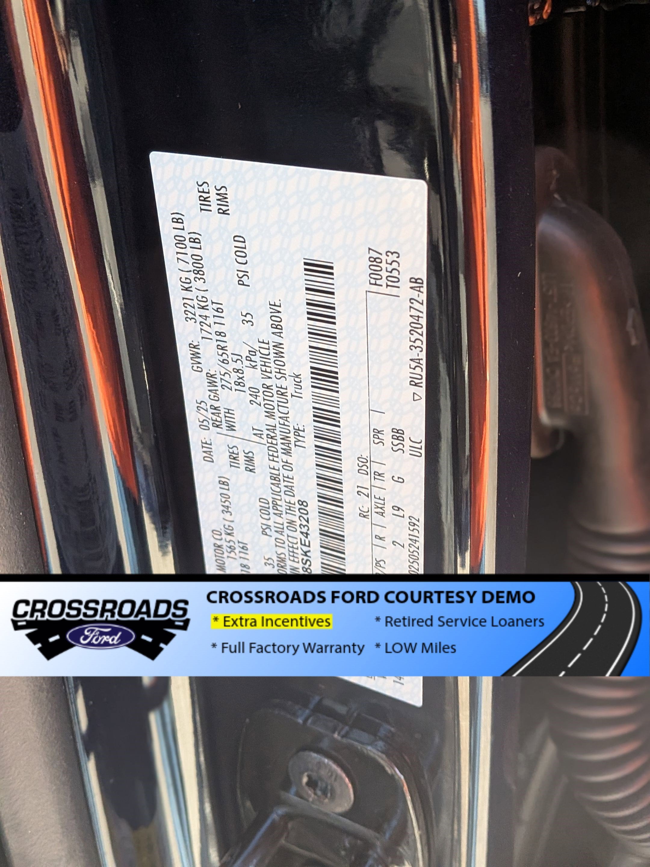 2025 Ford F-150 XLT - Crossroads Courtesy Demo