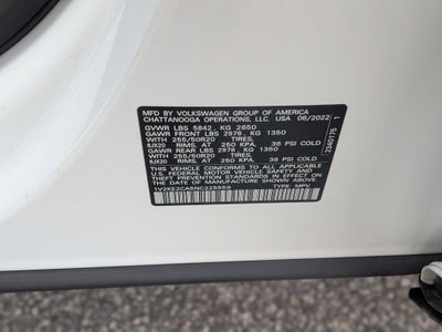 2022 Volkswagen Atlas Cross Sport 3.6L V6 SE w/Technology