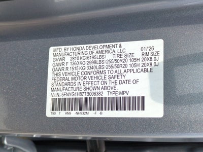 2026 Honda Pilot Elite