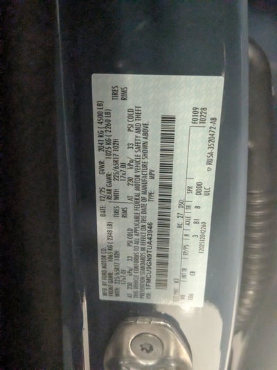 2026 Ford Escape Active