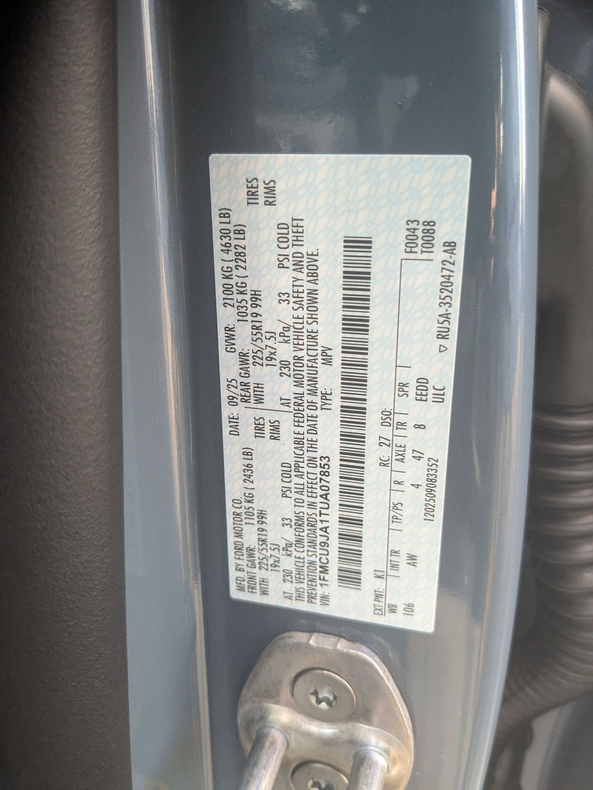 2026 Ford Escape Platinum