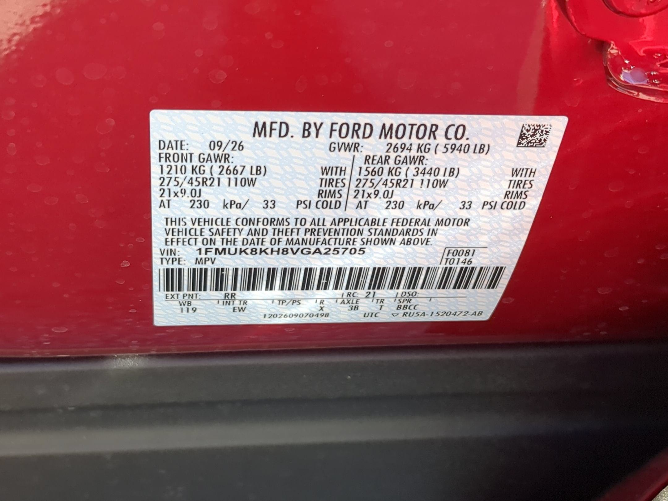 2027 Ford Explorer ST-Line