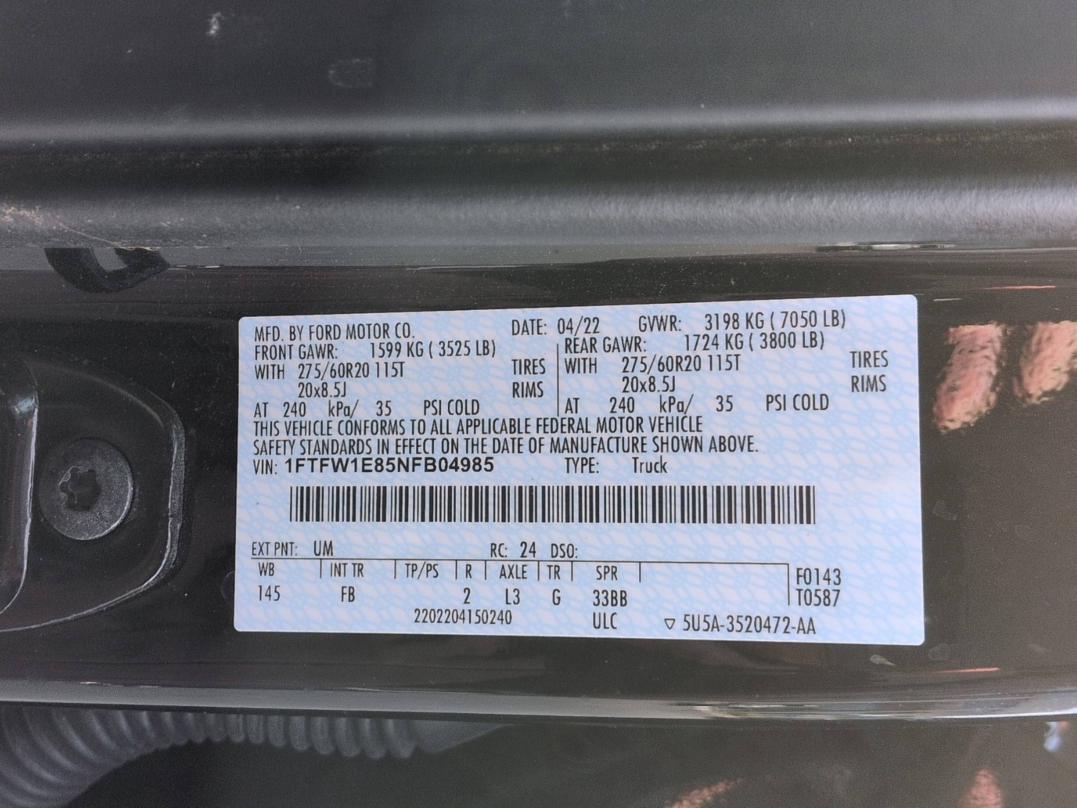 2022 Ford F-150 XLT
