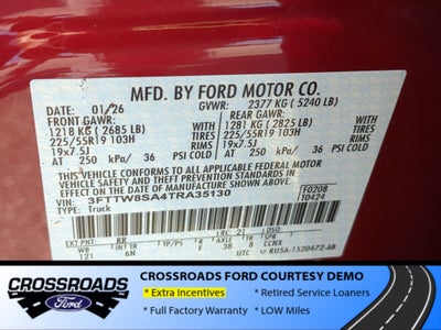 2026 Ford Maverick LARIAT - Crossroads Courtesy Demo