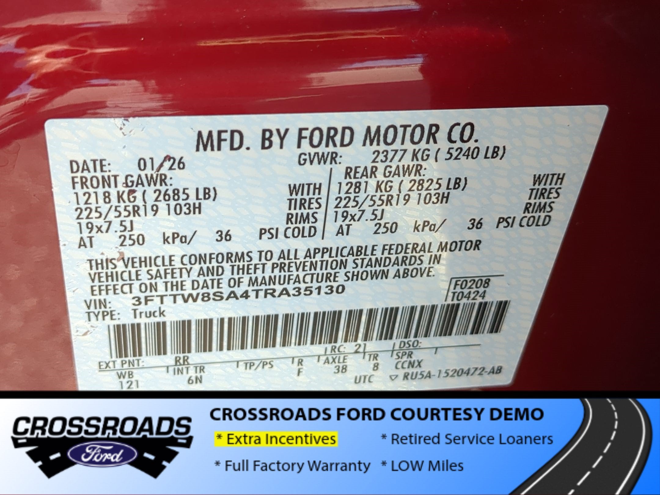 2026 Ford Maverick LARIAT - Crossroads Courtesy Demo