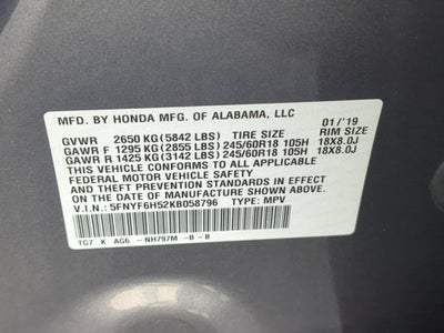 2019 Honda Pilot EX-L