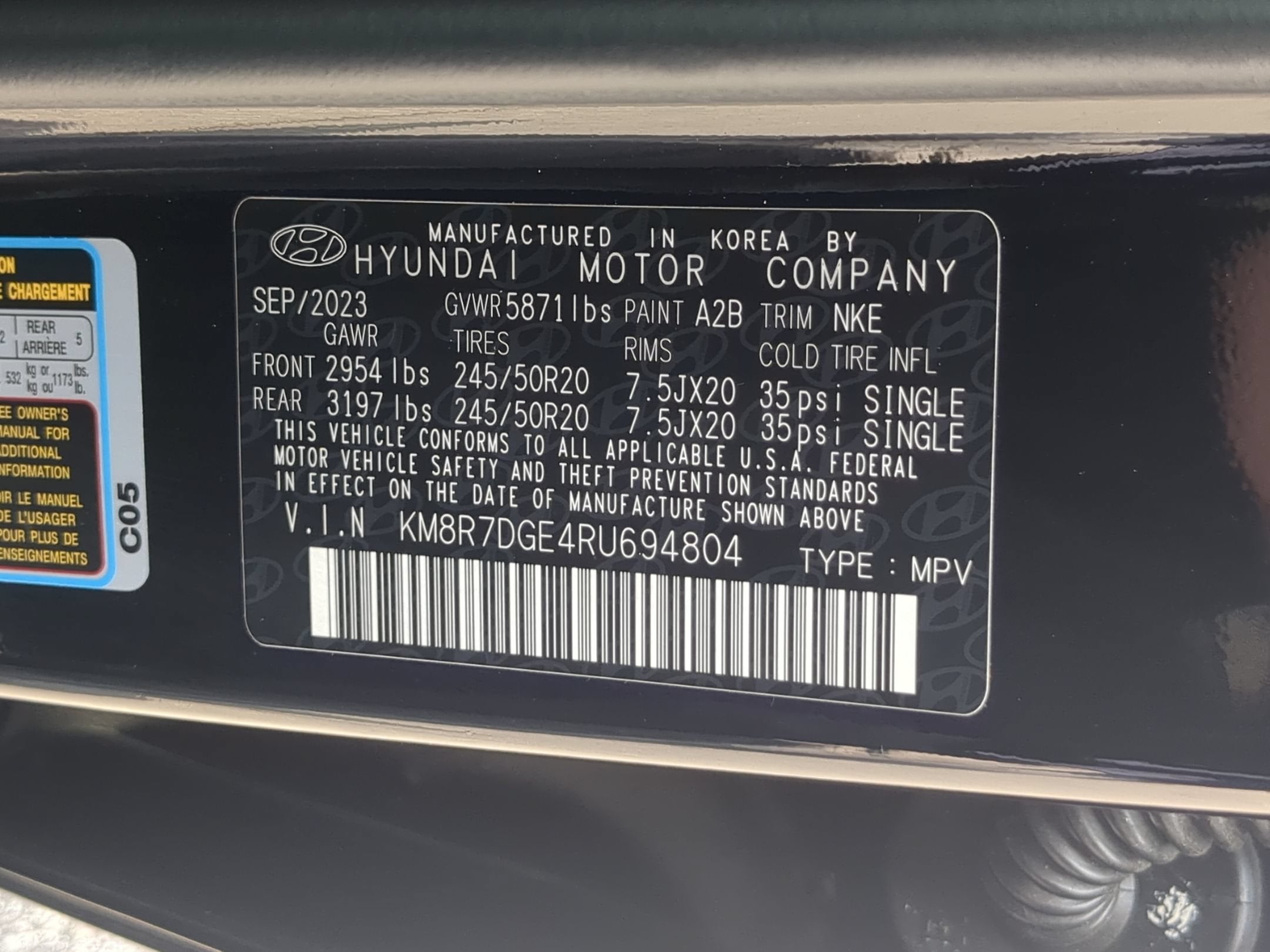 2024 Hyundai Palisade Calligraphy Night Edition