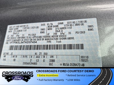 2026 Ford F-150 XLT - Crossroads Courtesy Demo