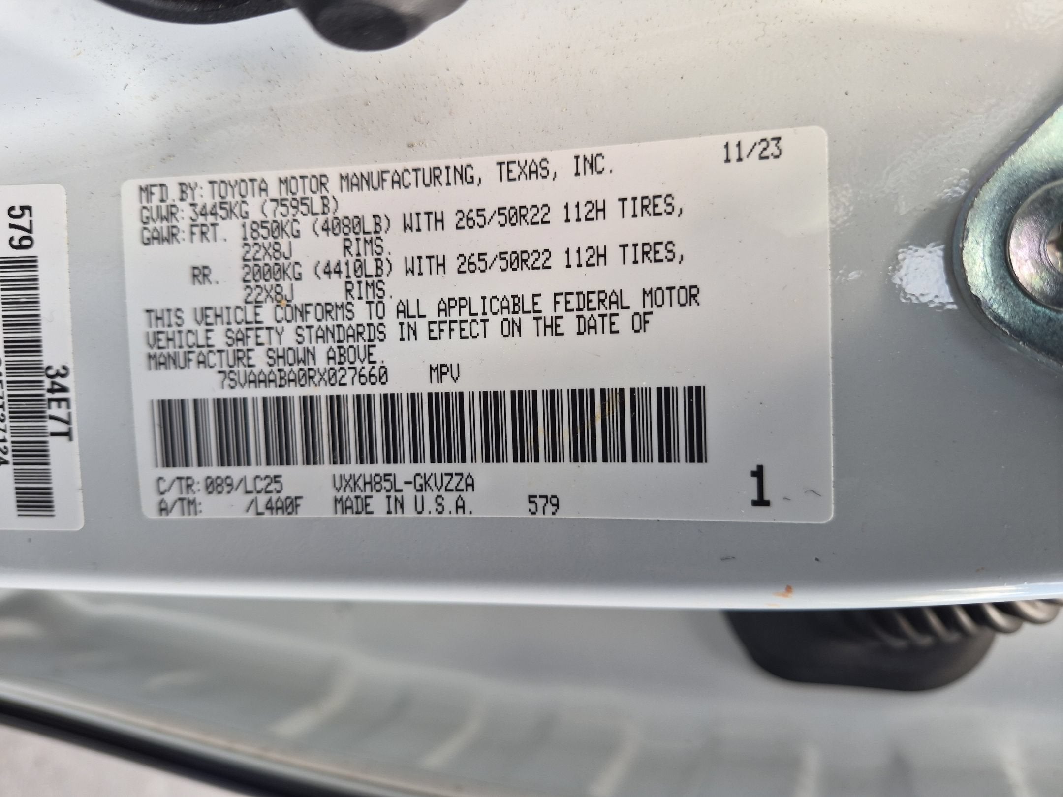 2024 Toyota Sequoia Capstone