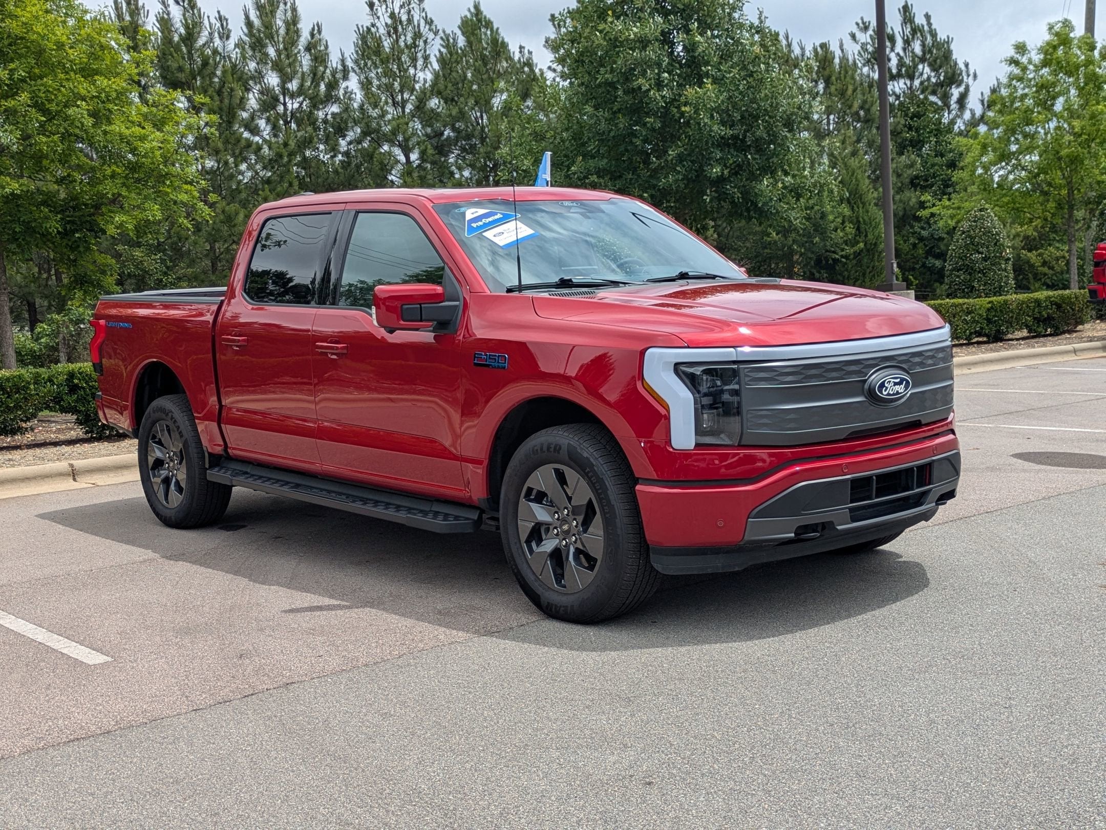 Used 2025 Ford F-150 Lightning Lariat with VIN 1FT6W5L75SWG22740 for sale in Apex, NC