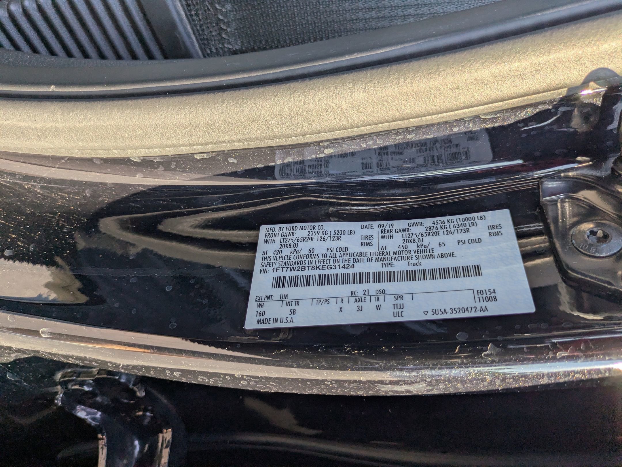 2019 Ford Super Duty F-250 SRW LARIAT