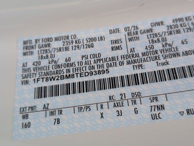 2026 Ford Super Duty F-250 SRW Platinum