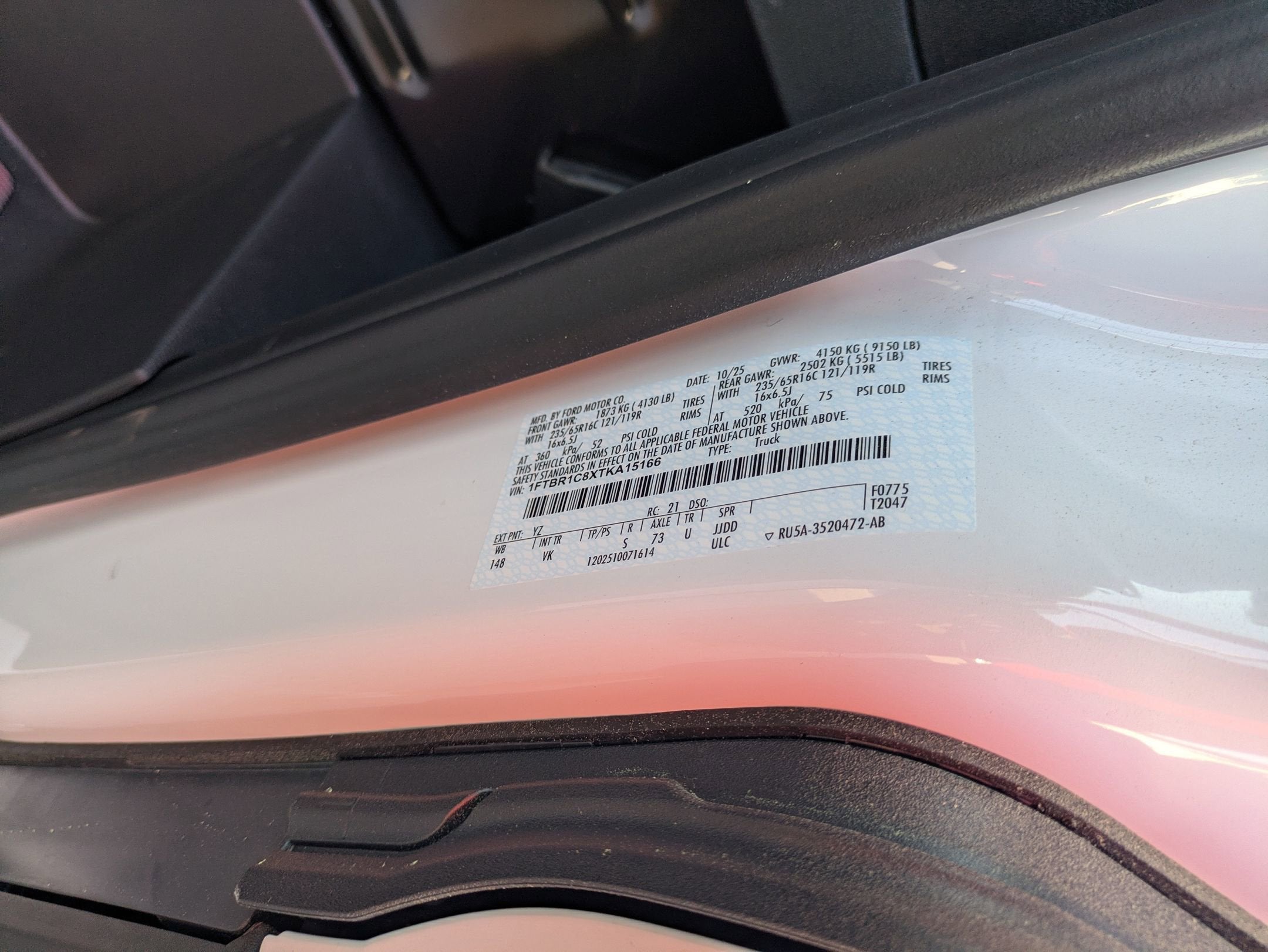 2026 Ford Transit Cargo Van 250