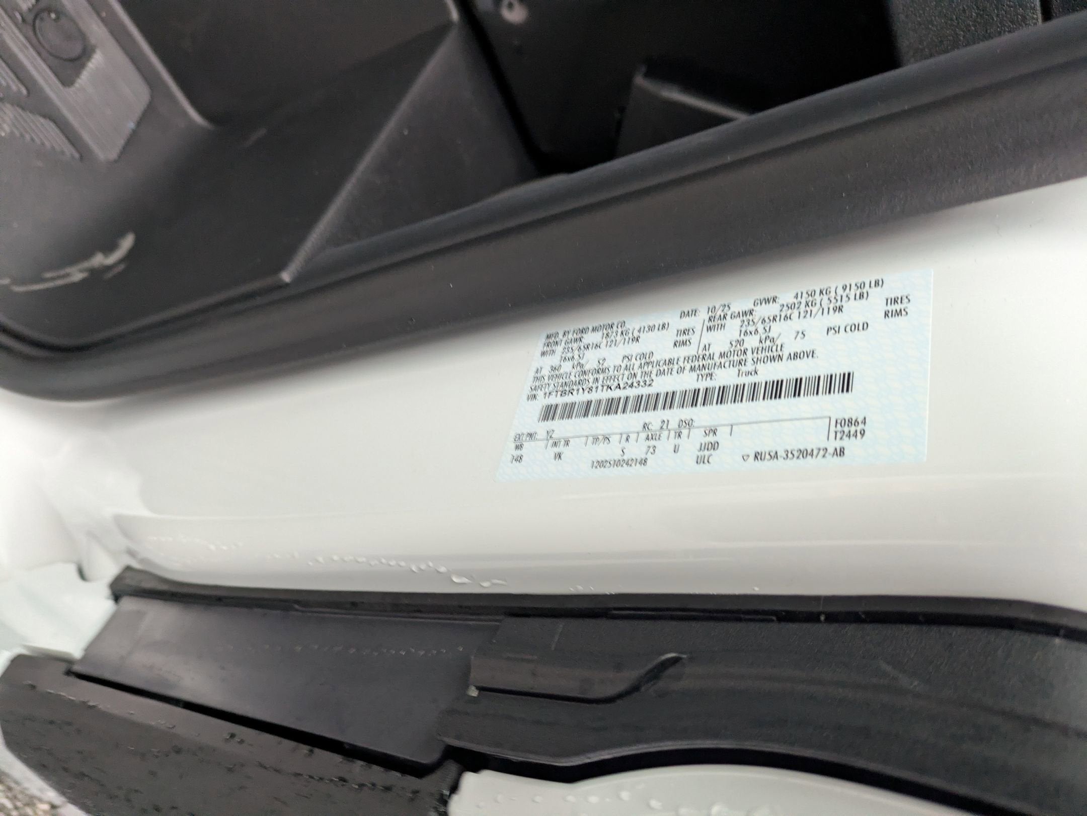 2026 Ford Transit Cargo Van 250