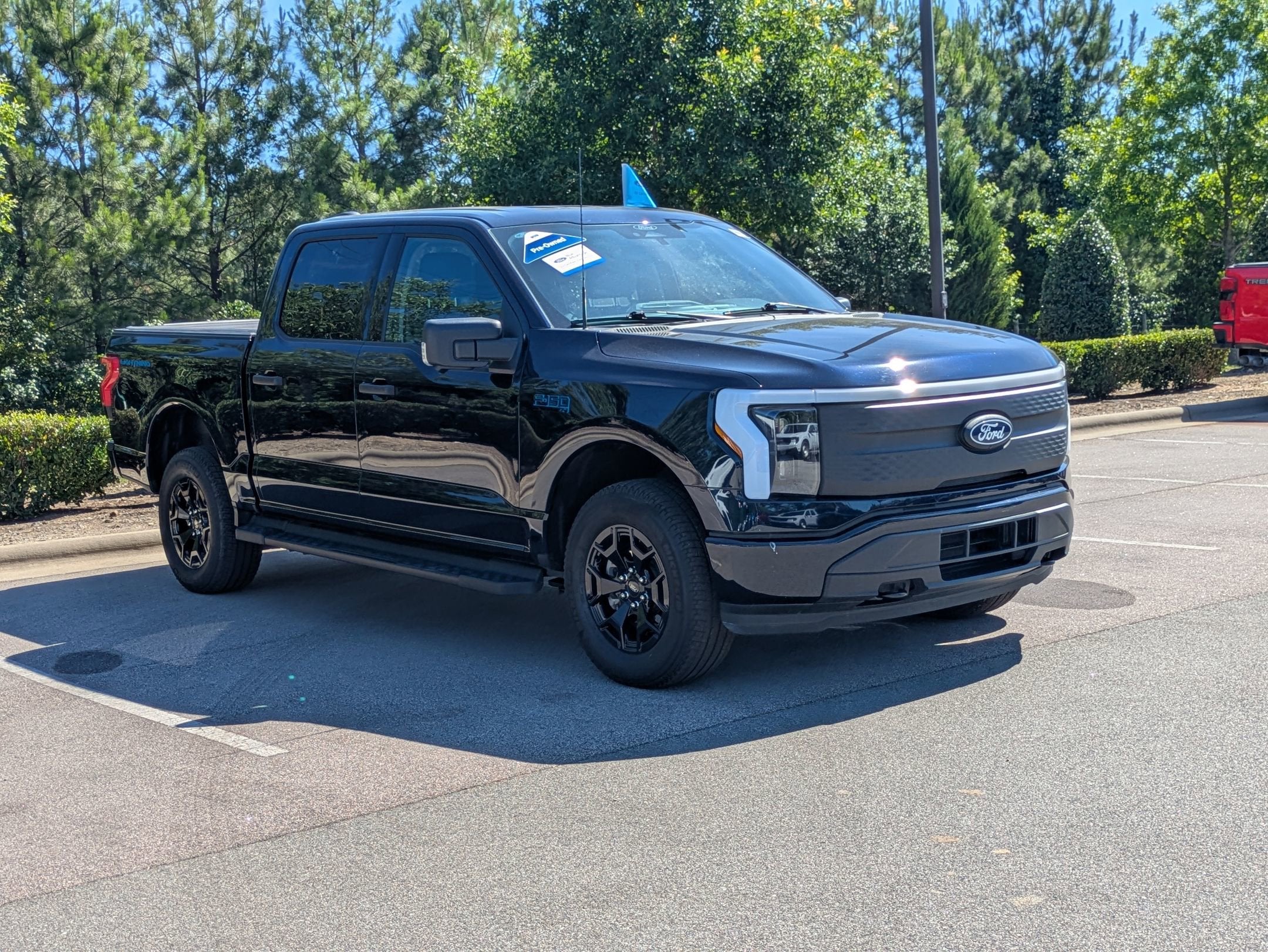 Used 2025 Ford F-150 Lightning XLT with VIN 1FTVW3LK2SWG05849 for sale in Apex, NC