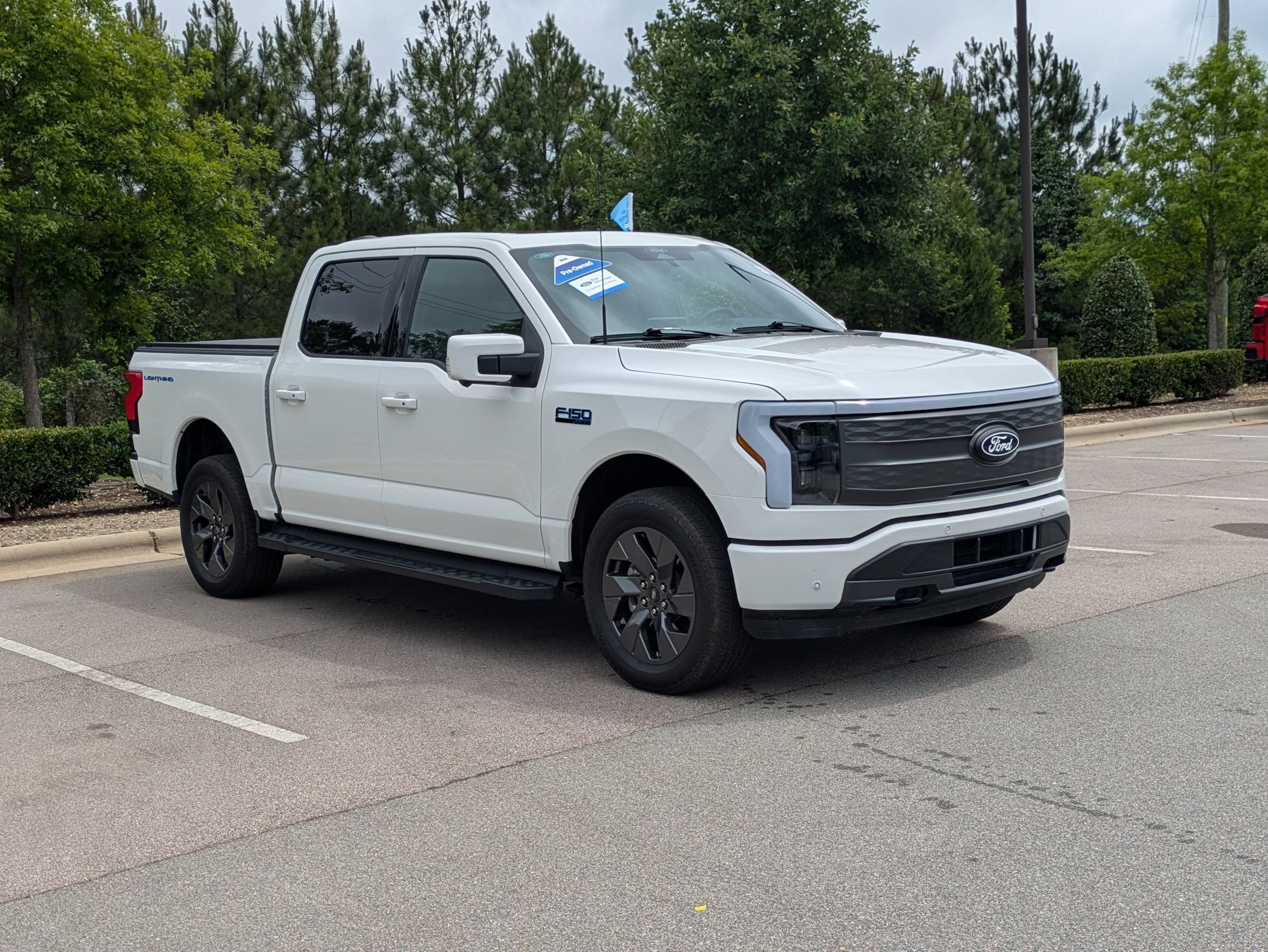 Used 2025 Ford F-150 Lightning Lariat with VIN 1FTVW5L76SWG05876 for sale in Apex, NC
