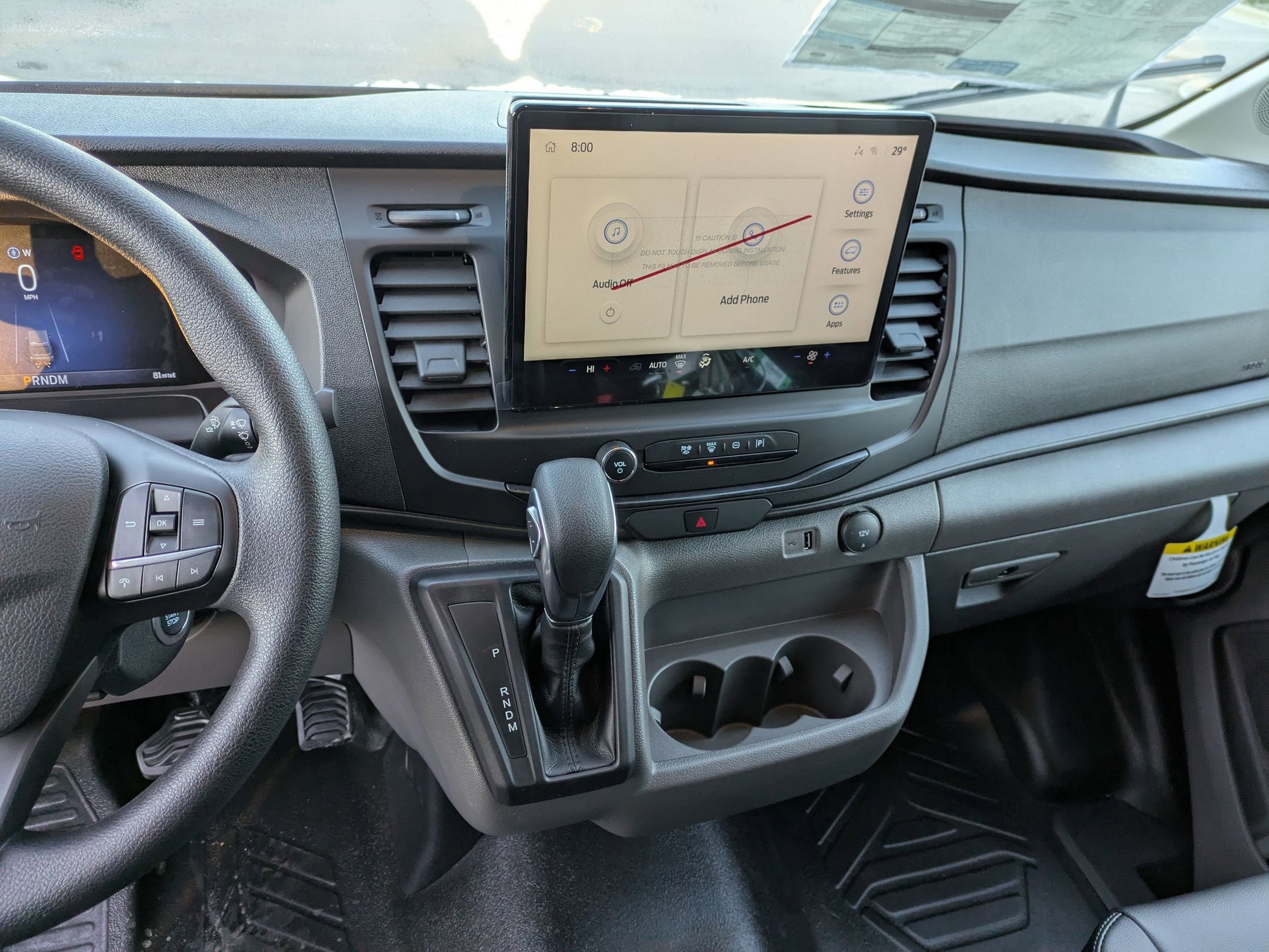 2026 Ford Transit Cargo Van T-150 130" Low Rf 8800 GVWR RWD