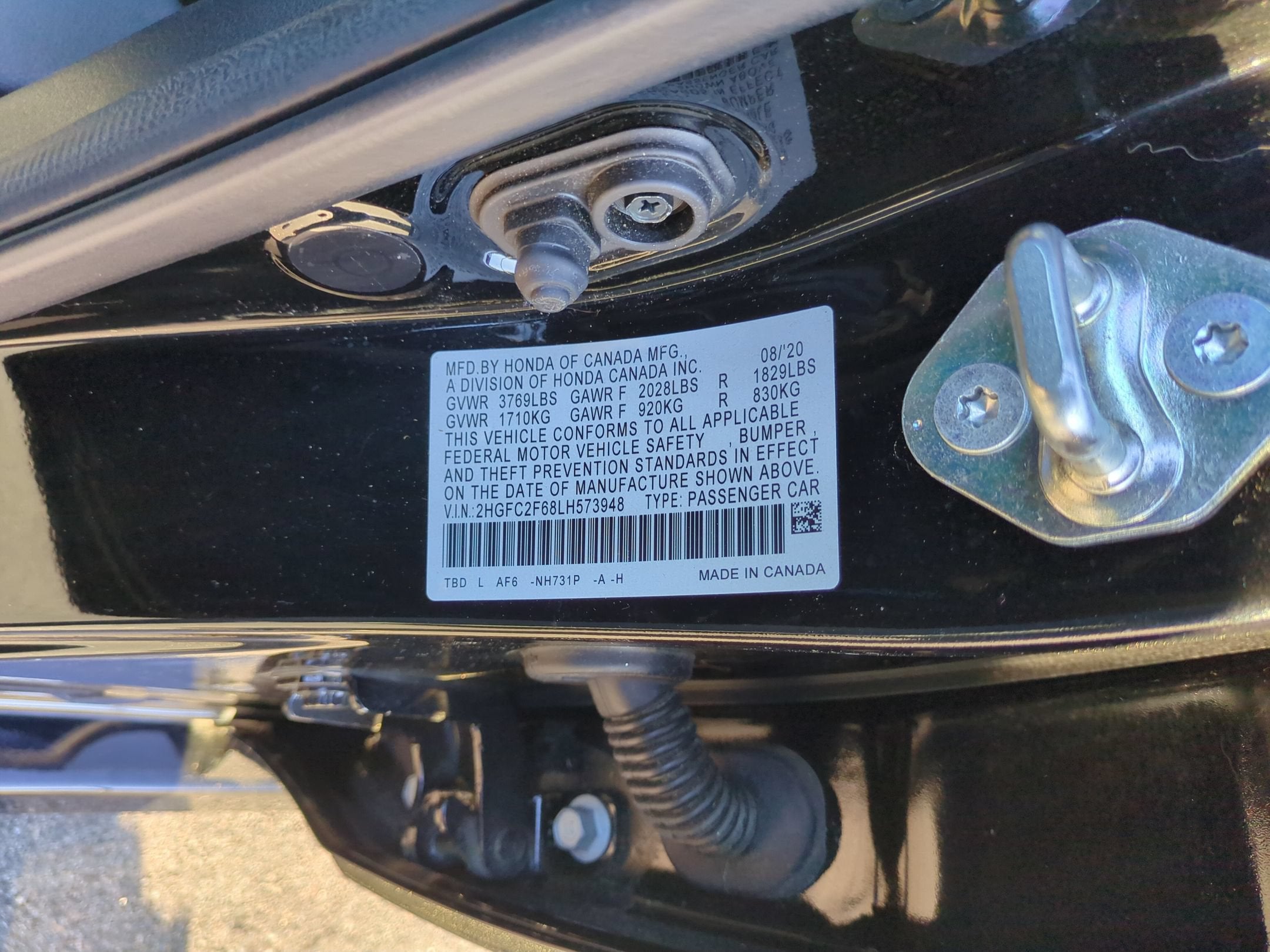 2020 Honda Civic Sedan LX