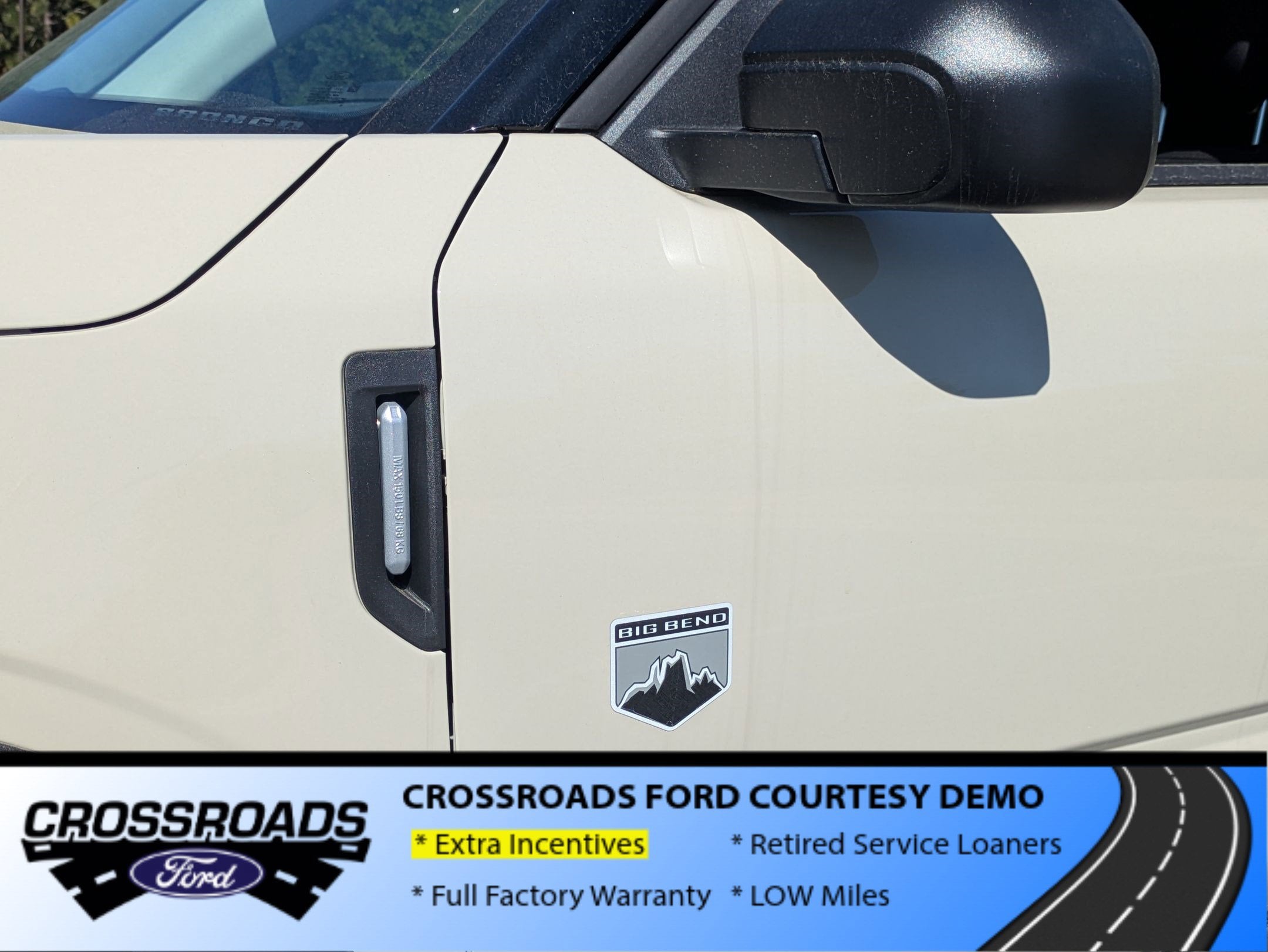 2025 Ford Bronco Sport Big Bend - Crossroads Courtesy Demo