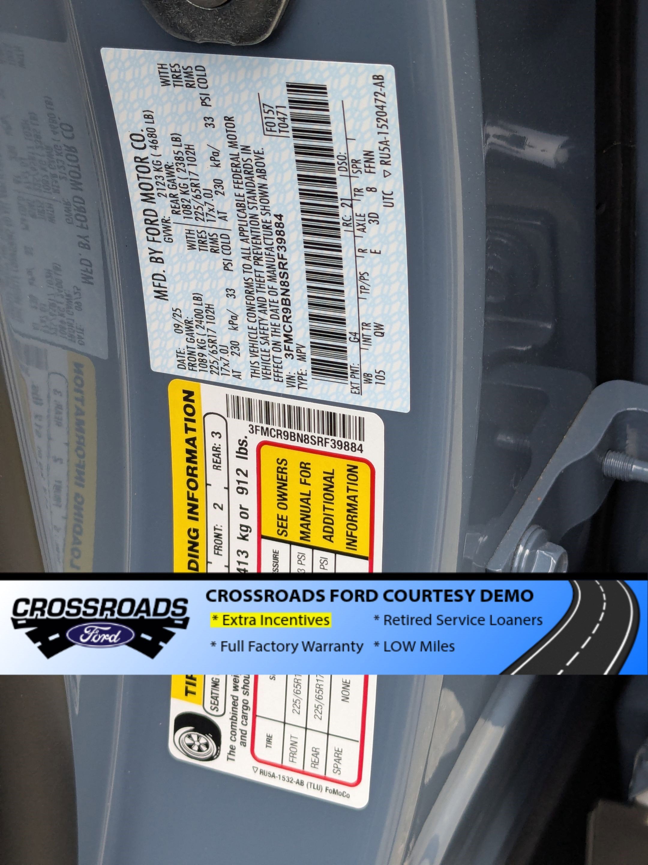 2025 Ford Bronco Sport Big Bend - Crossroads Courtesy Demo