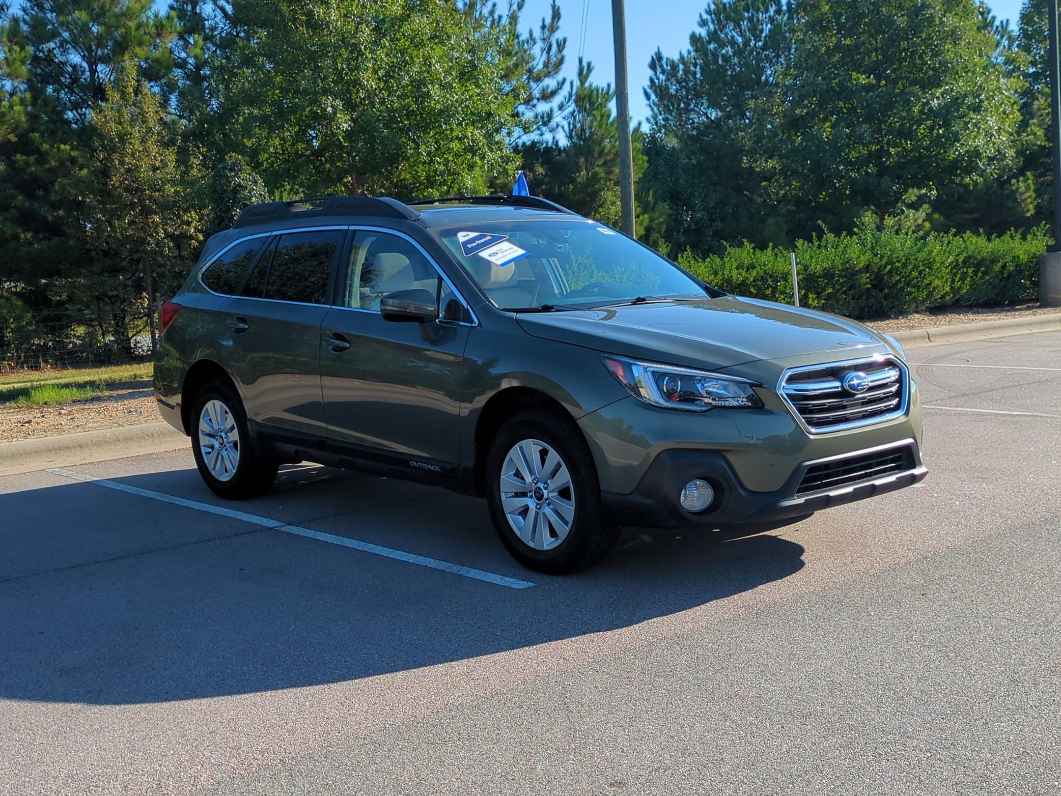 Used 2019 Subaru Outback Premium with VIN 4S4BSAHC8K3294400 for sale in Apex, NC