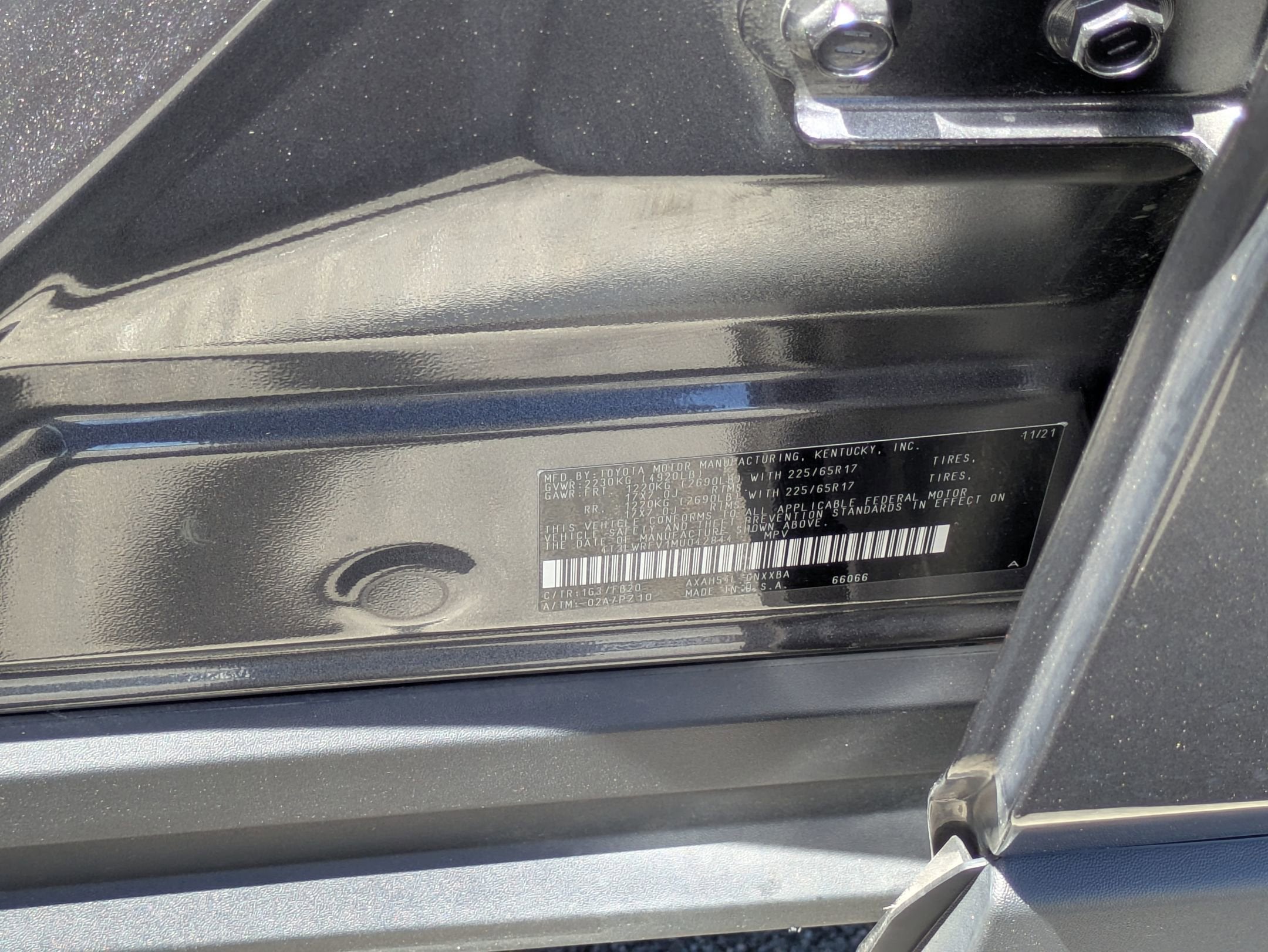 2021 Toyota RAV4 Hybrid LE