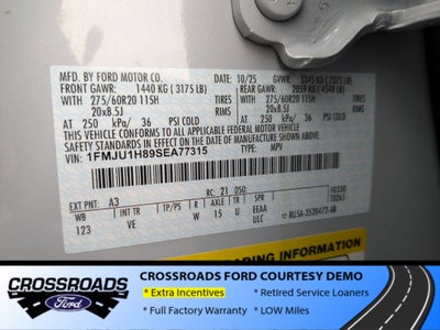 2025 Ford Expedition Active - Crossroads Courtesy Demo