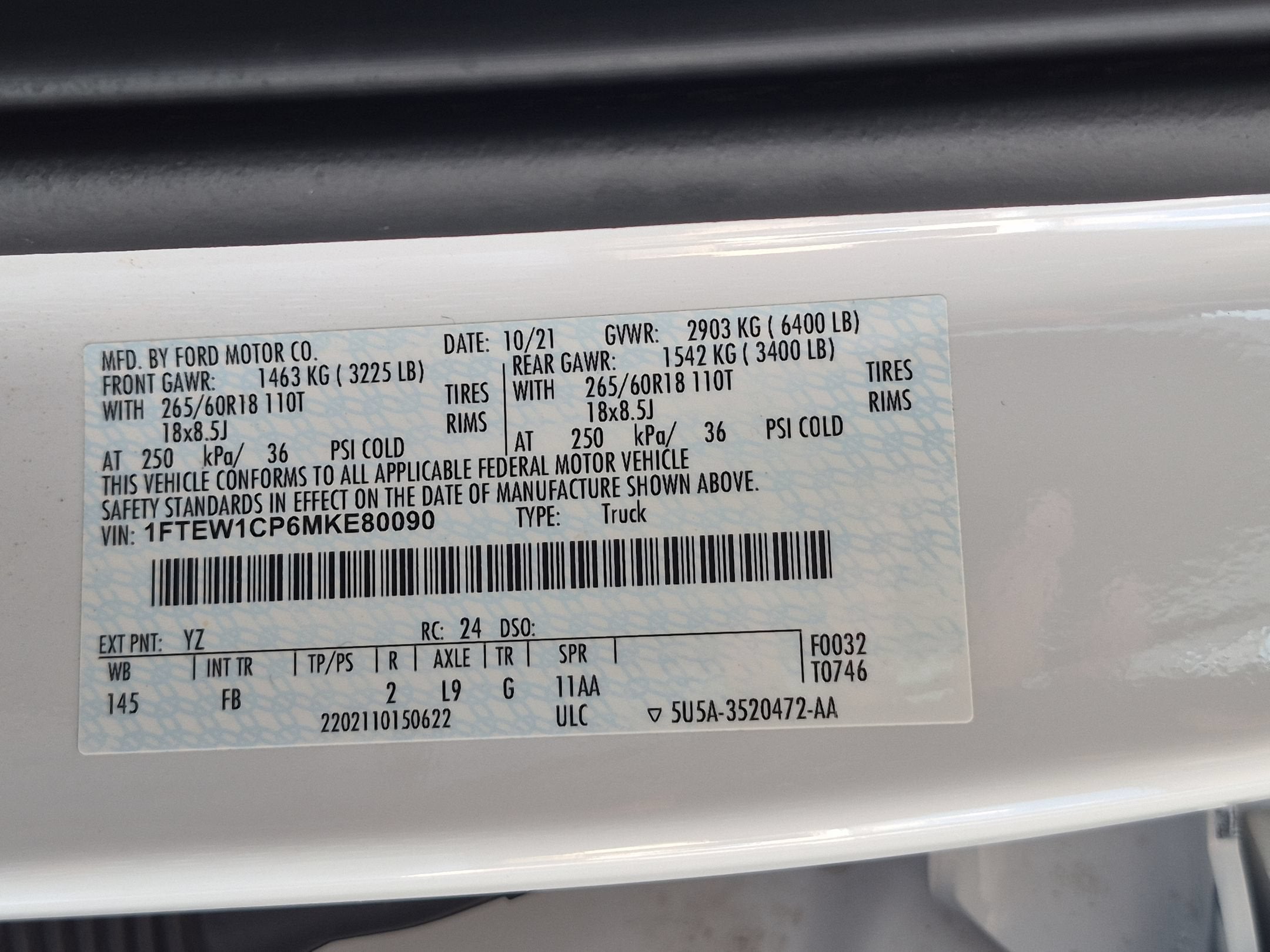 2021 Ford F-150 XLT