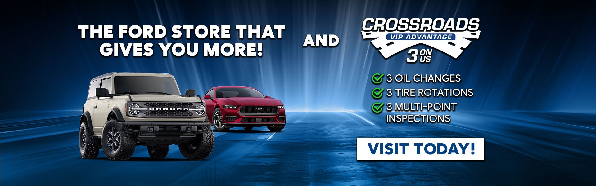 Ford Store that Gives You More - Crossroads 3 on Us