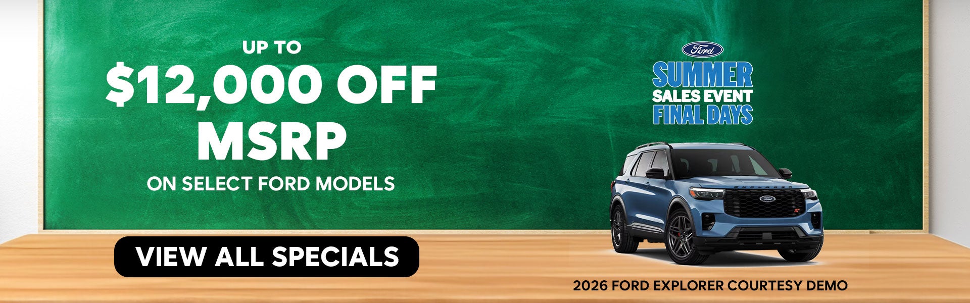 Up to $12,000 Off MSRP